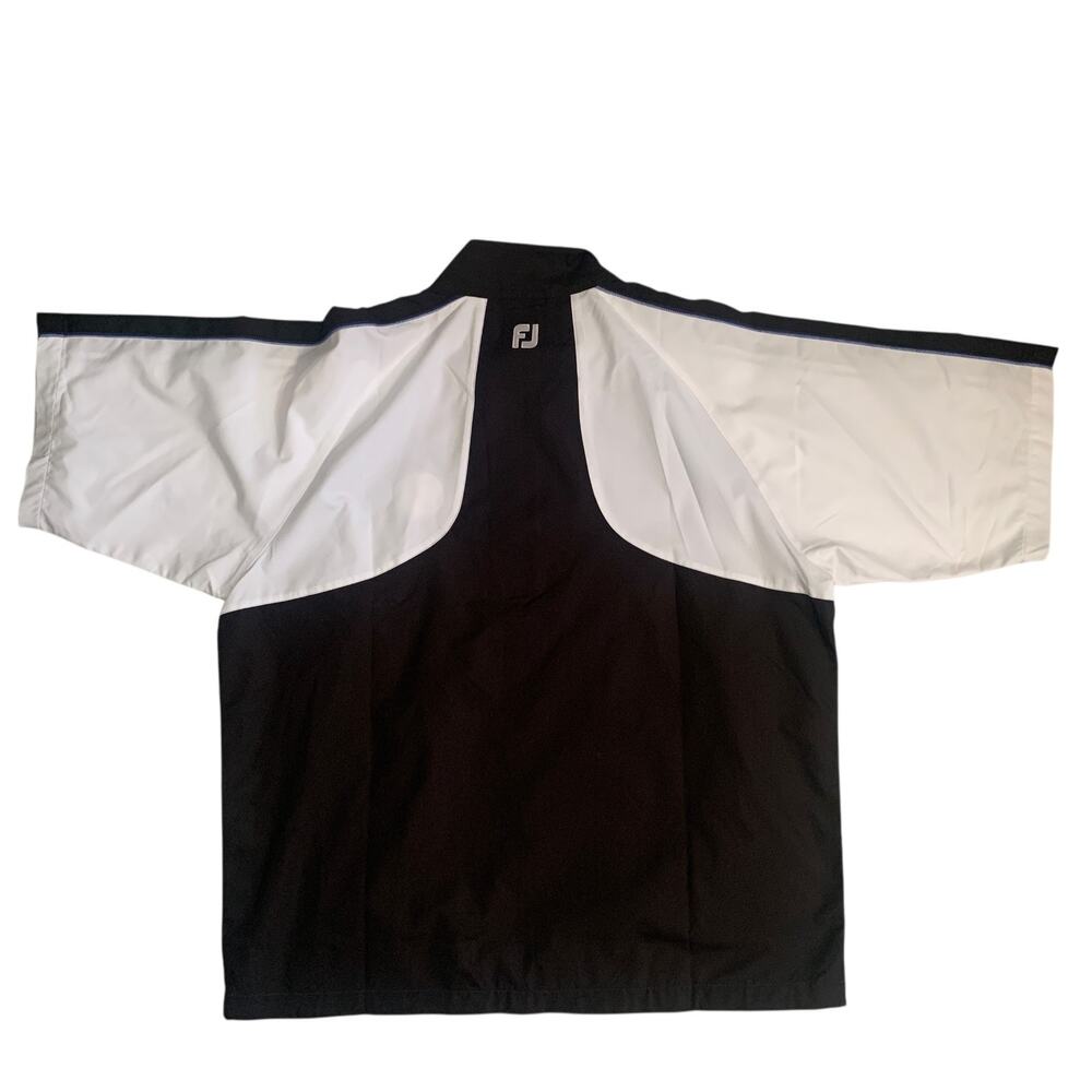 FootJoy Men' Size XL Golf 1/2 Zip Pullover Short Sleeve Logo Golf Shirt - Picture 2 of 16